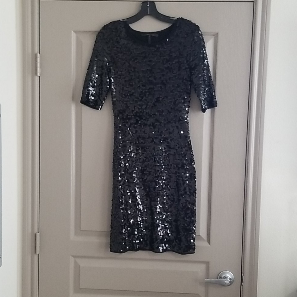 Bcbgmaxazria Black Marta Dress